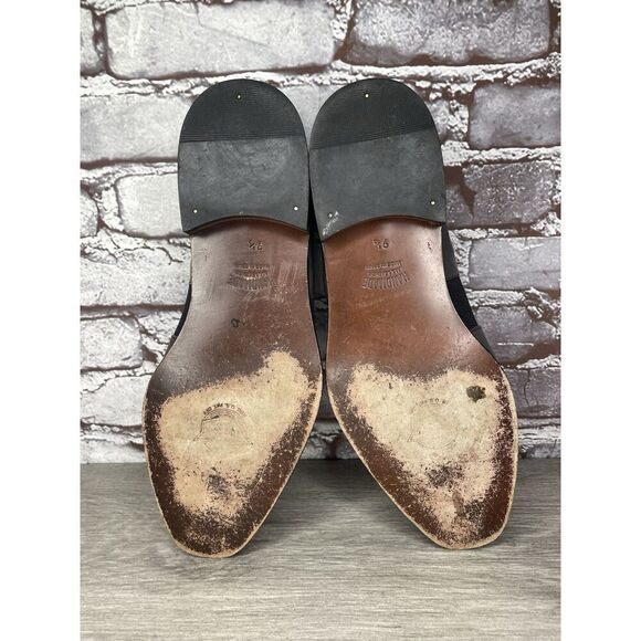 Florsheim Handmade Gray Leather Slip On Loafers Dress Shoes Men Sz 9.5D US/43EU - Picture 6 of 16